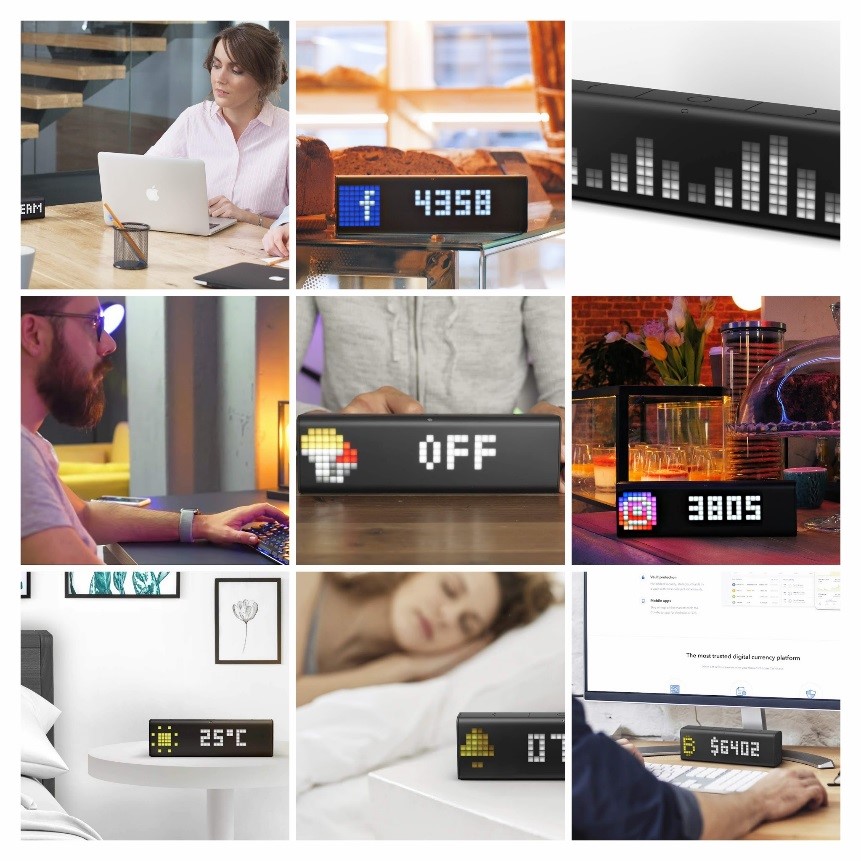 IoTスマートクロック＆ディスプレイ「LaMetric TIME