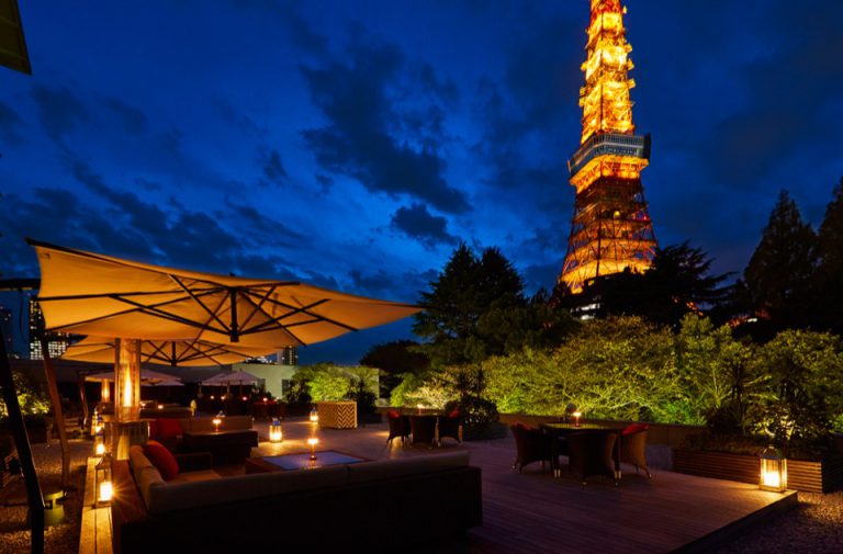 東京プリンスホテルのカフェ＆バー「タワービューテラス」